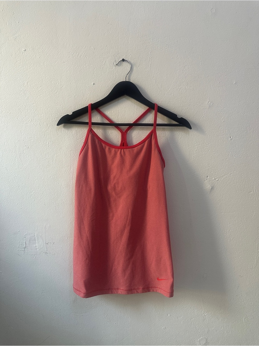Nike Dri-FIT Running Tank Top Pink Coral Racerback Women’s S
